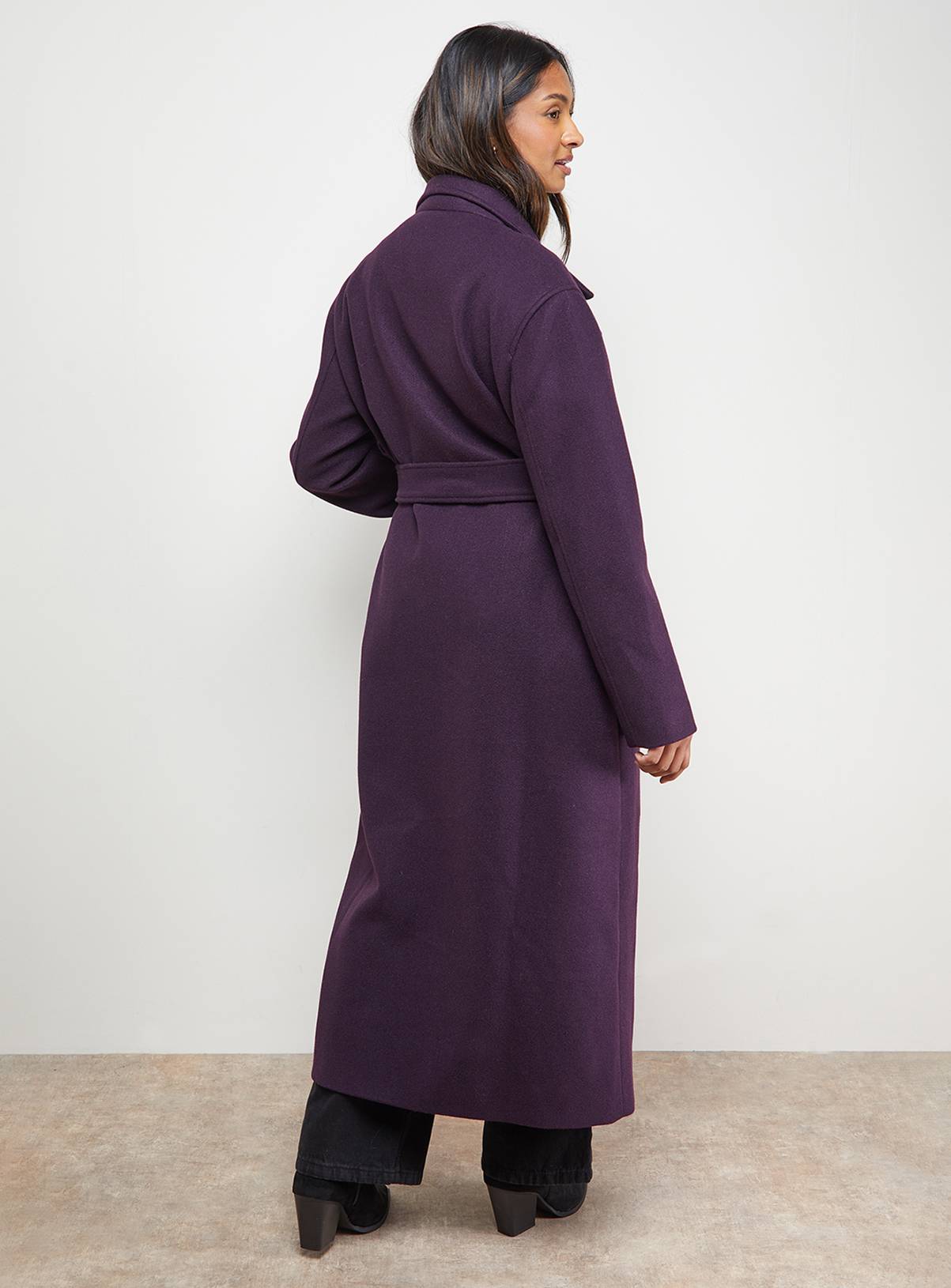 OASIS Tie Belt Detail Midi Coat 14 - Image 3